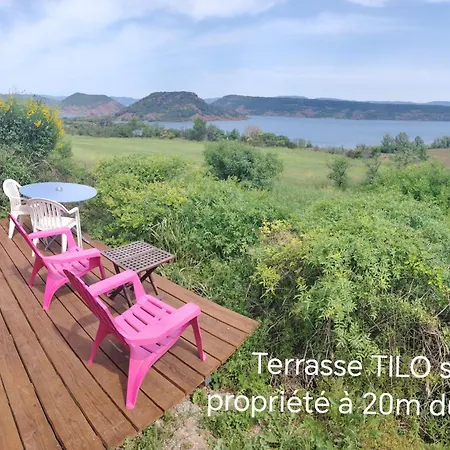 Apartment 22 M2, Terrasse Vue Montagne, Dans Propriete Face Au Du Salagou